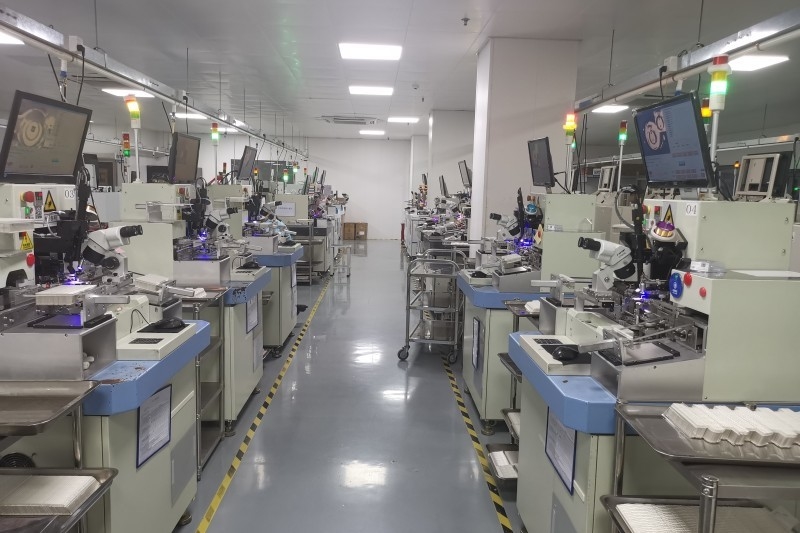 Demo Photoelectric Technology (Wuxi) Co., Ltd. ligne de production du fabricant