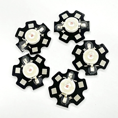 Star Board Convex 1W 3000K 3200K Avec Pad 3.1-3.3v High Power SMD LED Couleur émettrice blanche chaude