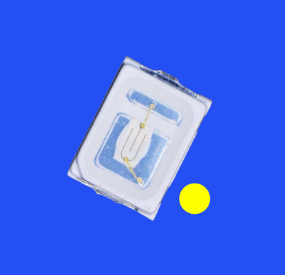 SMD LED Diode SMD2016 2.0x1.6mm Couleur jaune 590-595nm 2-4LM Lentille claire de 120 degrés