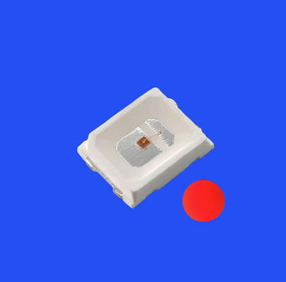 SMD2835 2.8x3.5mm Couleur rouge 620-625nm 3-5LM Lentille transparente à 120 degrés PCT