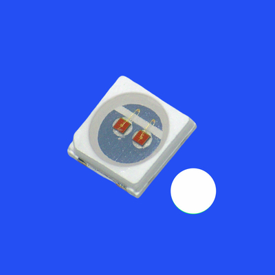 SMD3030 3.0x3.0mm Couleur blanche 6000-6500K 10-12LM 120 degrés Lentille transparente à l'eau PCT Bracket LED Chip