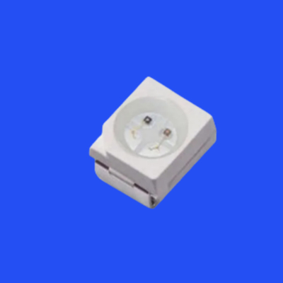 SMD3528 3,5 mm x 2,8 mm Diode LED RVB PCT support 120 degrés 4 broches Lentille claire à cathode commune
