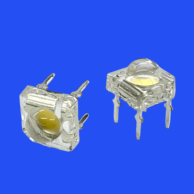 F5 Lentille convexe Piranha ampoule LED 60 degrés Nature Blanc Couleur intégrée Zener 5 mm LED pour le chemin de fer